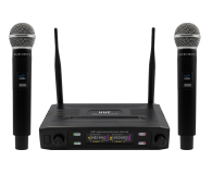 Mikrofon MusicMate Bezprzewodowy zestaw mikrofonowy MM-500 VocalPro Duo